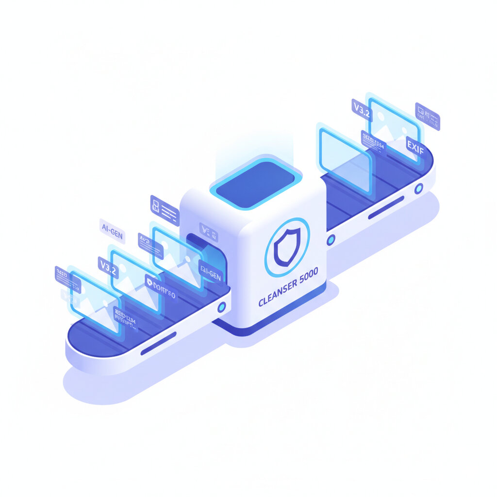 How to Automatically Strip Metadata from AI-Generated Images with the ExifTools API