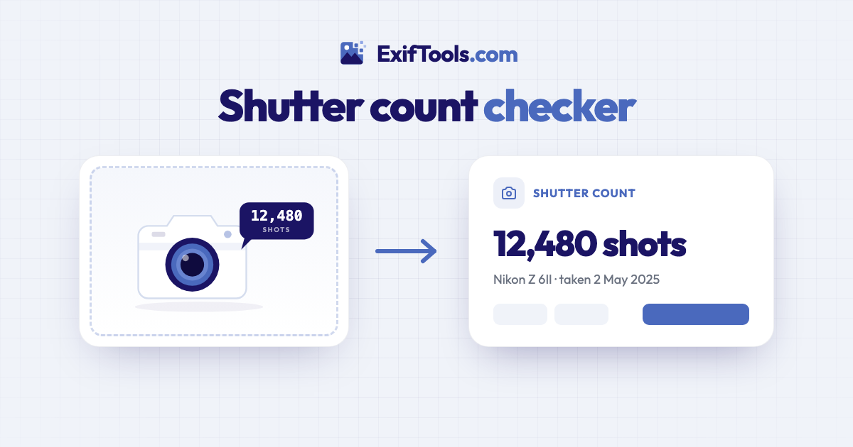 How to Check Your Camera's Shutter Count From One Photo