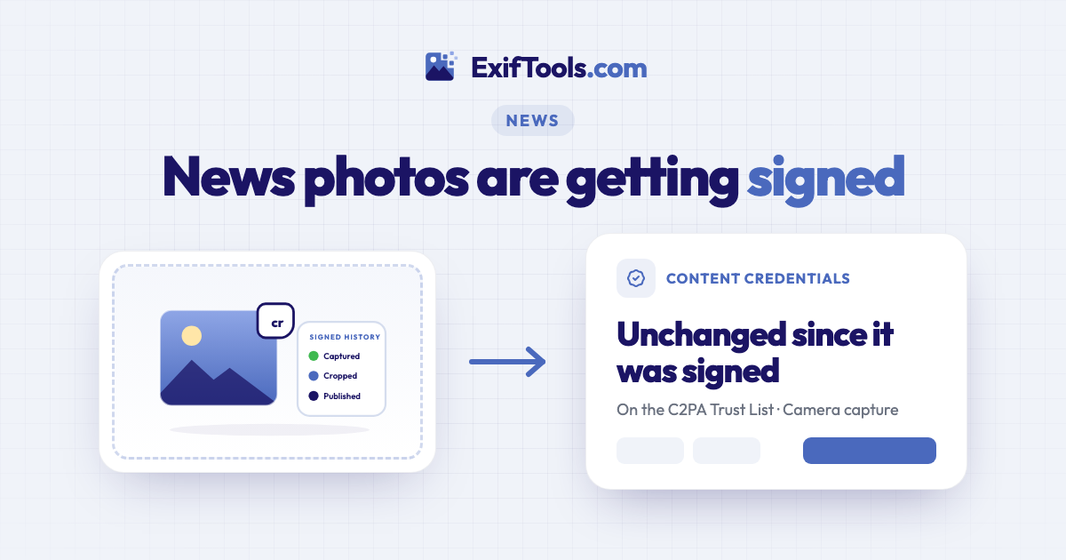 News Photos Are Getting Signed. Here's How to Check One